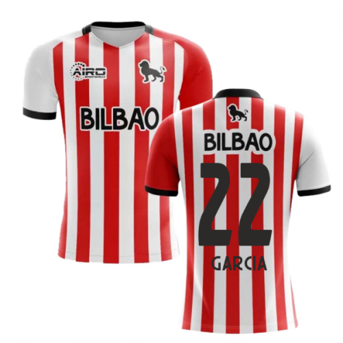 2024-2025 Athletic Bilbao Home Concept Football Shirt - Kids (GARCIA 22)