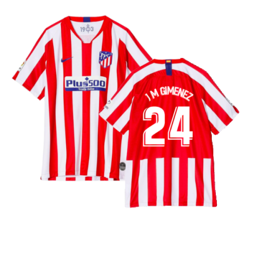 2019-2020 Atletico Madrid Home Shirt (J M GIMENEZ 24)