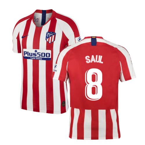 2019-2020 Atletico Madrid Vapor Match Home Shirt (SAUL 8)