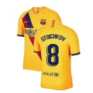 2019-2020 Barcelona Away Nike Football Shirt (STOICHKOV 8)