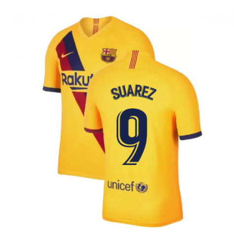 2019-2020 Barcelona Away Nike Shirt (Kids) (SUAREZ 9)