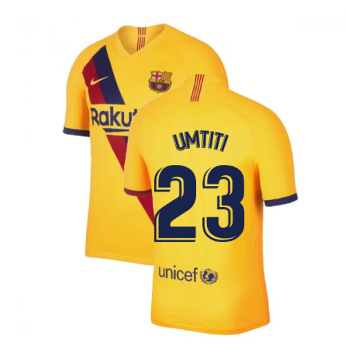 2019-2020 Barcelona Away Nike Shirt (Kids) (UMTITI 23)