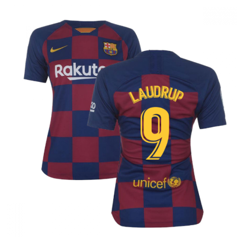 2019-2020 Barcelona Home Nike Ladies Shirt (LAUDRUP 9)