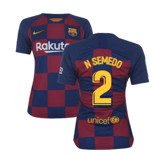 2019-2020 Barcelona Home Nike Ladies Shirt (N SEMEDO 2)