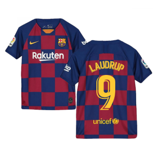 2019-2020 Barcelona Home Nike Shirt (Kids) (LAUDRUP 9)