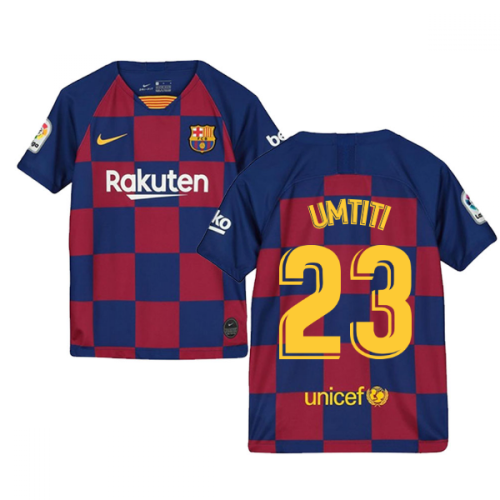 2019-2020 Barcelona Home Nike Shirt (Kids) (UMTITI 23)