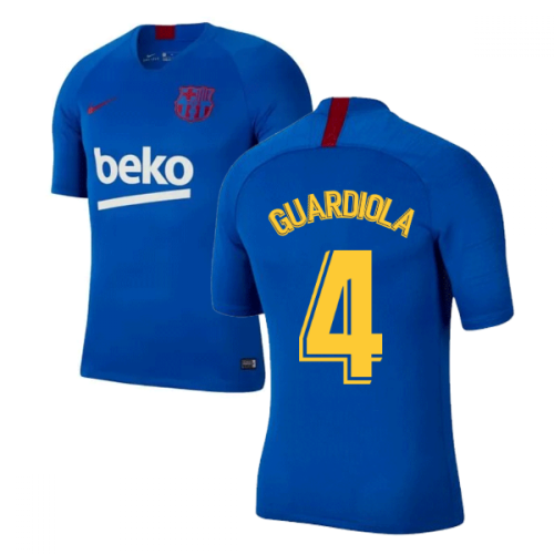 2019-2020 Barcelona Nike Training Shirt (Blue) - Kids (GUARDIOLA 4)