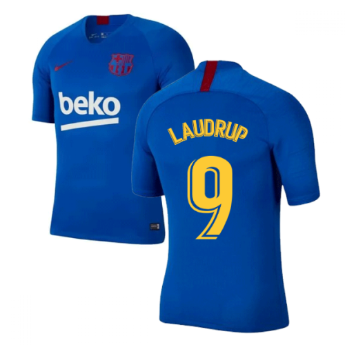 2019-2020 Barcelona Nike Training Shirt (Blue) - Kids (LAUDRUP 9)