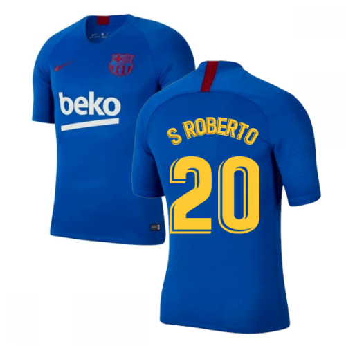 2019-2020 Barcelona Nike Training Shirt (Blue) - Kids (S.ROBERTO 20)