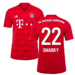 2019-2020 Bayern Munich Adidas Home Football Shirt (GNABRY 22)