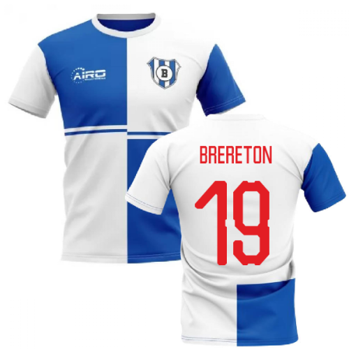 2024-2025 Blackburn Home Concept Football Shirt (Brereton 19)