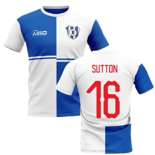 2024-2025 Blackburn Home Concept Football Shirt (Sutton 16)