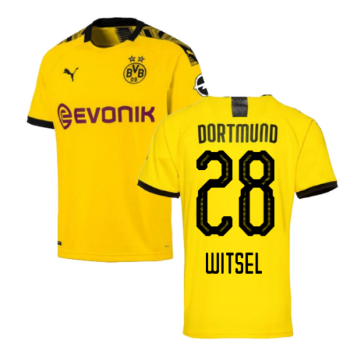 2019-2020 Borussia Dortmund Home Puma Shirt (Kids) (WITSEL 28)