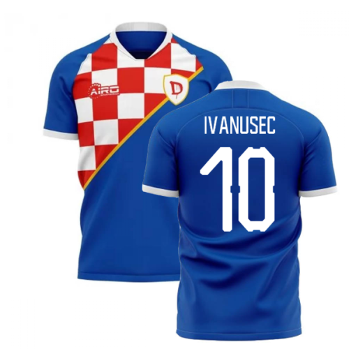 2024-2025 Dinamo Zagreb Home Concept Football Shirt (Ivanusec 10)