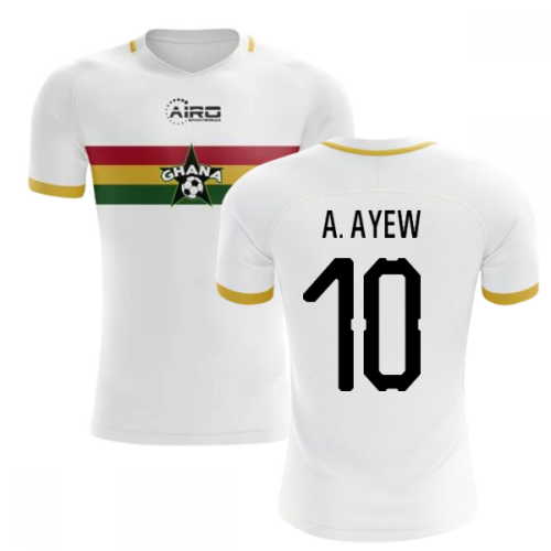 2024-2025 Ghana Away Concept Football Shirt (A. Ayew 10)