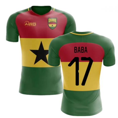 2024-2025 Ghana Flag Concept Football Shirt (Baba 17)