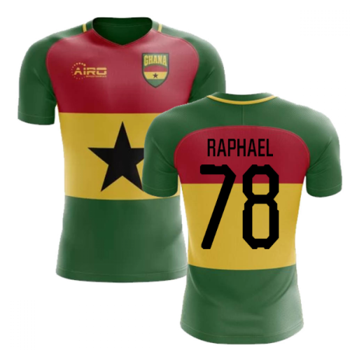 2024-2025 Ghana Flag Concept Football Shirt (Raphael 78)