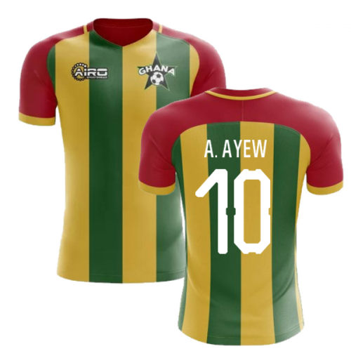 2024-2025 Ghana Home Concept Football Shirt (A. Ayew 10)