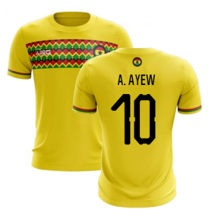 2024-2025 Ghana Third Concept Football Shirt (A. Ayew 10)