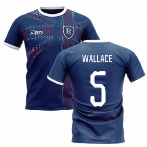 2024-2025 Glasgow Home Concept Football Shirt (WALLACE 5)