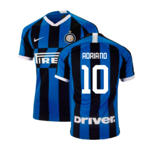 2019-2020 Inter Milan Home Shirt (Adriano 10) 2019-2020 Inter Milan Home Shirt (Adriano 10)