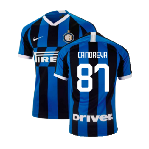 2019-2020 Inter Milan Home Shirt (Candreva 87)