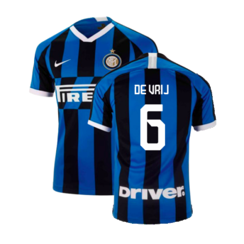 2019-2020 Inter Milan Home Shirt (De Vrij 6)