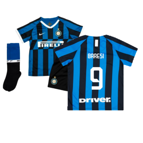 2019-2020 Inter Milan Little Boys Home Kit (Baresi 9)