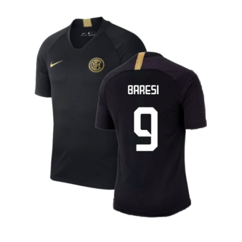 2019-2020 Inter Milan Training Shirt (Black) (Baresi 9)