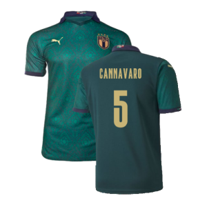 2019-2020 Italy Player Issue Renaissance Third Shirt (CANNAVARO 5)