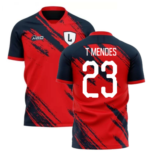 2024-2025 Lille Home Concept Football Shirt (T MENDES 23)