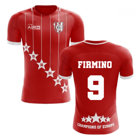 2024-2025 Liverpool 6 Time Champions Concept Football Shirt (Firmino 9)