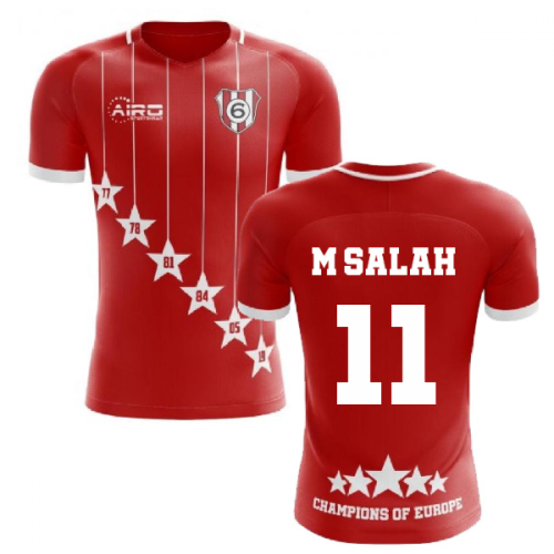 2024-2025 Liverpool 6 Time Champions Concept Football Shirt (M Salah 11)