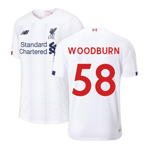 2019-2020 Liverpool Away Football Shirt (Kids) (Woodburn 58)