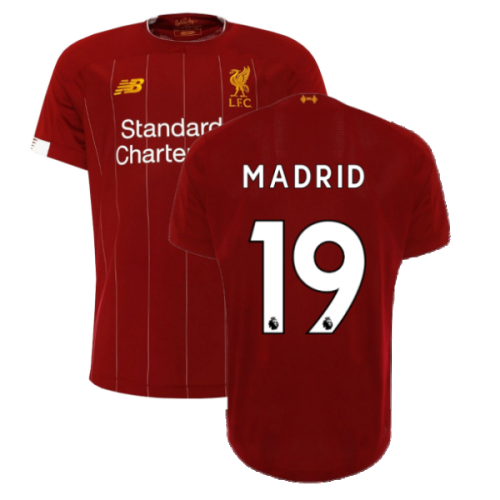 2019-2020 Liverpool Home European Shirt (Madrid 19)