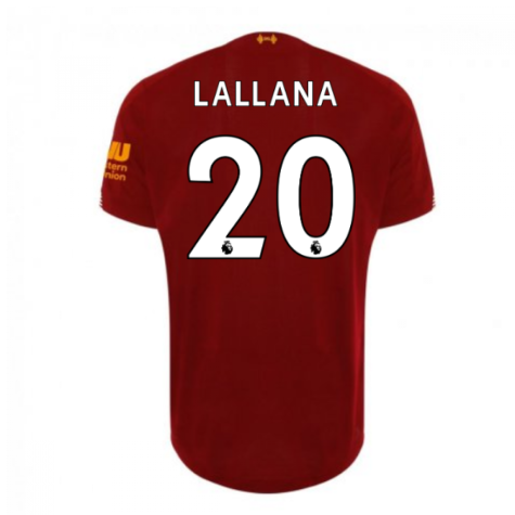 2019-2020 Liverpool Home Football Shirt (Lallana 20)