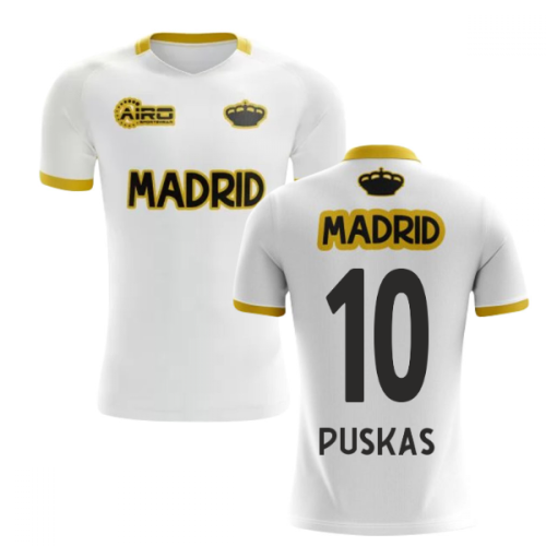 2024-2025 Madrid Concept Training Shirt (White) (PUSKAS 10)