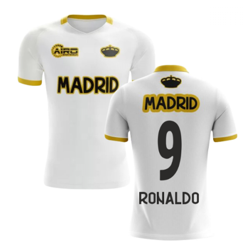 2024-2025 Madrid Concept Training Shirt (White) (RONALDO 9)