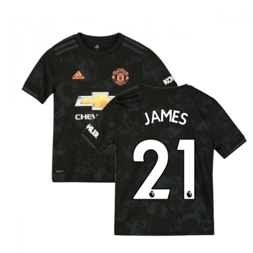 2019-2020 Man Utd Adidas Third Football Shirt (Kids) (James 21)