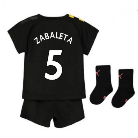 2019-2020 Manchester City Away Baby Kit (ZABALETA 5)