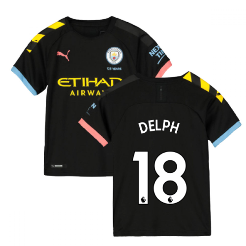 2019-2020 Manchester City Puma Away Football Shirt (Kids) (DELPH 18)