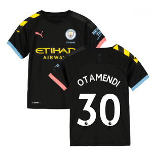 2019-2020 Manchester City Puma Away Football Shirt (Kids) (OTAMENDI 30)