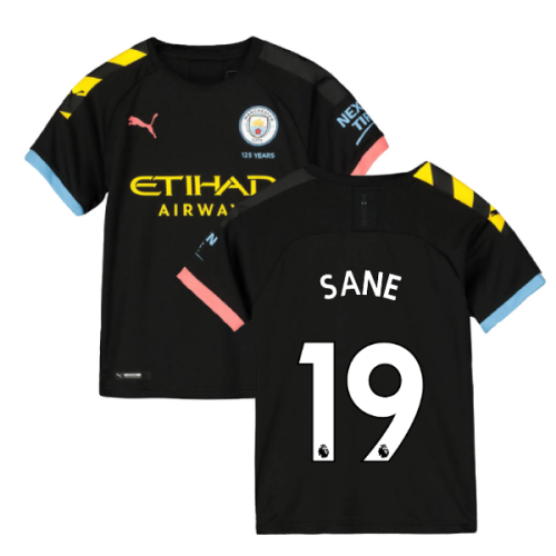 2019-2020 Manchester City Puma Away Football Shirt (Kids) (SANE 19)