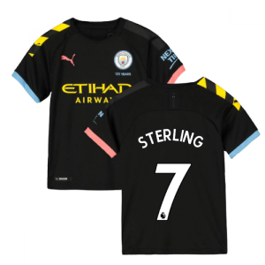 2019-2020 Manchester City Puma Away Football Shirt (Kids) (STERLING 7)