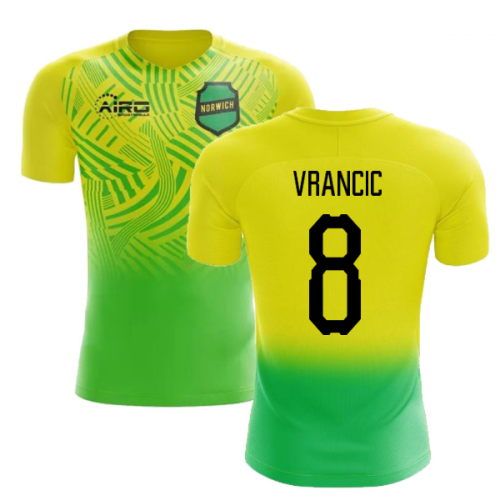 2024-2025 Norwich Home Concept Football Shirt (Vrancic 8)