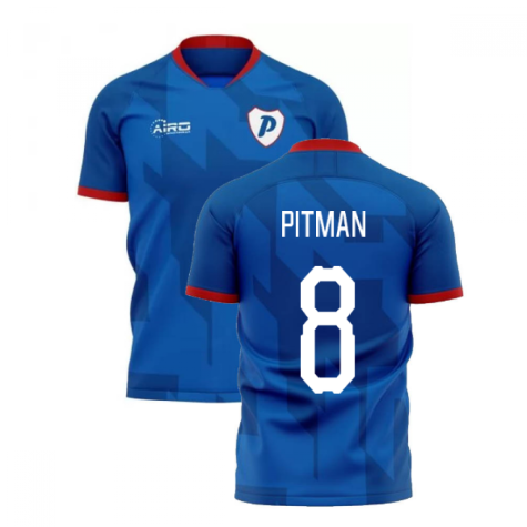 2024-2025 Portsmouth Home Concept Football Shirt (Pitman 8)