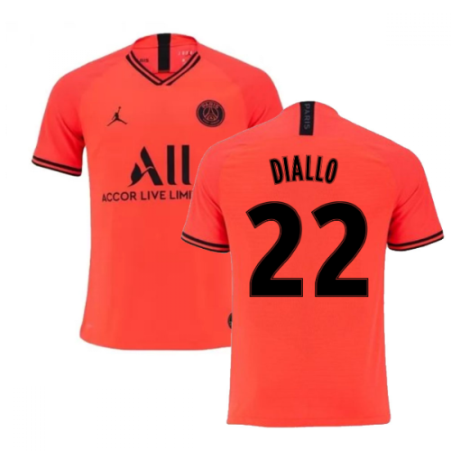 2019-2020 PSG Jordan Away Shirt (Diallo 22)