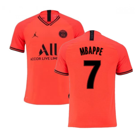 2019-2020 PSG Jordan Away Shirt (MBAPPE 7)