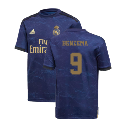 2019-2020 Real Madrid Away Shirt (Kids) (BENZEMA 9)