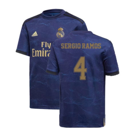 2019-2020 Real Madrid Away Shirt (Kids) (SERGIO RAMOS 4)